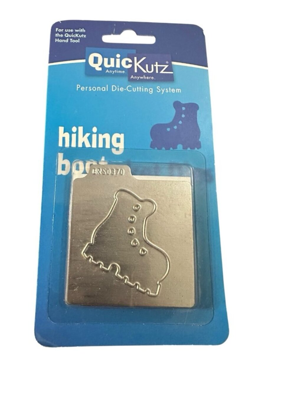 Quickutz 2x2 Cutting Die Hiking Boot RS-0370 New Paper Crafts Scrapbooking